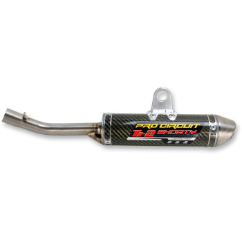 KTM65SX'09-15 Pro Circuit Ti-2 Shorty Carbon Kevlar/Titanium Silencer