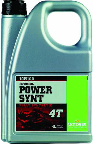MOTOREX POWER SYNTHETIC 4T 10W60 (4 LITERS)