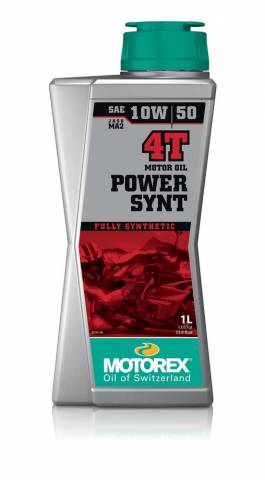 MOTOREX POWER SYNT 4T 10W50 1LT