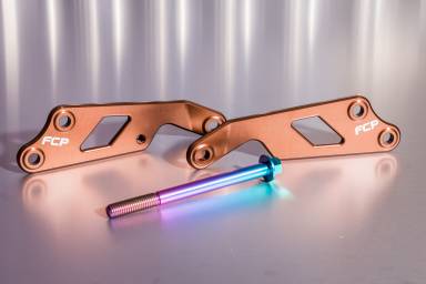 Main image of item: KTM250/300XC'20-22 FCP Titanium Engine Mount Kit