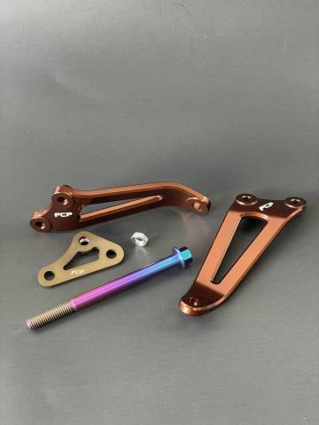 KTM 250/300 XC/XC-W '23-25 FCP Titanium Engine Mount Kit