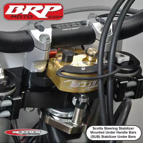 KTM 500 EXC-F'24-26 Scotts Adjustable SOLID Sub Mount Steering Stabilizer Kit